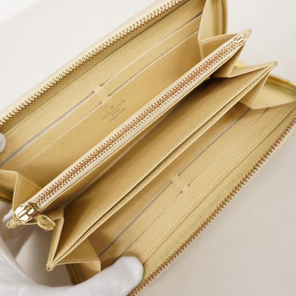 Louis Vuitton Damier Azure Zippy Wallet N60019 White Ladies - Picture 3 of 10